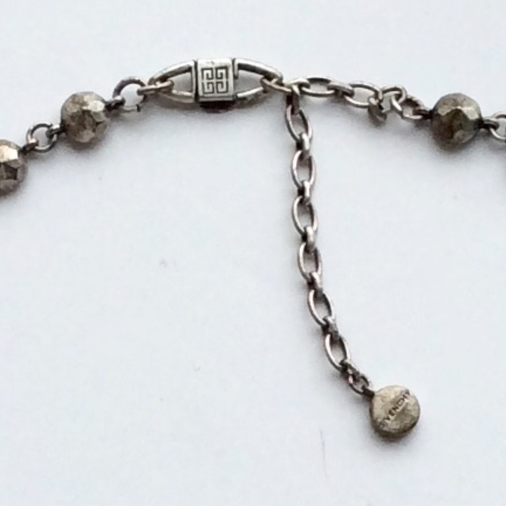 Givenchy Silver Drape Bib Necklace - image 5